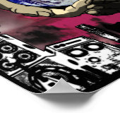 Musik kann die Welt gerettet haben Poster (Ecke)