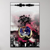 Musik kann die Welt gerettet haben Poster (Vorne)