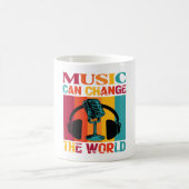 Musik kann die Welt verändern Kaffeetasse (Mittel)