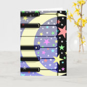 Musik Karte (Gelbe Blume)