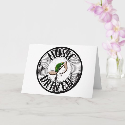 Musik Karte (Orchidee)