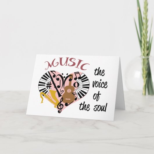 Musik Karte (Vorderseite)