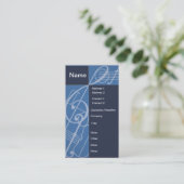 Musik-Karte Visitenkarte (Stehend Vorderseite)