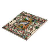 MUSIK, KATZSPIELORGAN, MEDIEVAL BESTIARY MUSIC FLIESE (Seite)