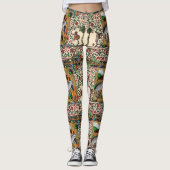 MUSIK, KATZSPIELORGAN, MEDIEVAL BESTIARY MUSIC LEGGINGS (Vorderseite)