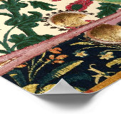 MUSIK, KATZSPIELORGAN, MEDIEVAL BESTIARY MUSIC POSTER (Ecke)