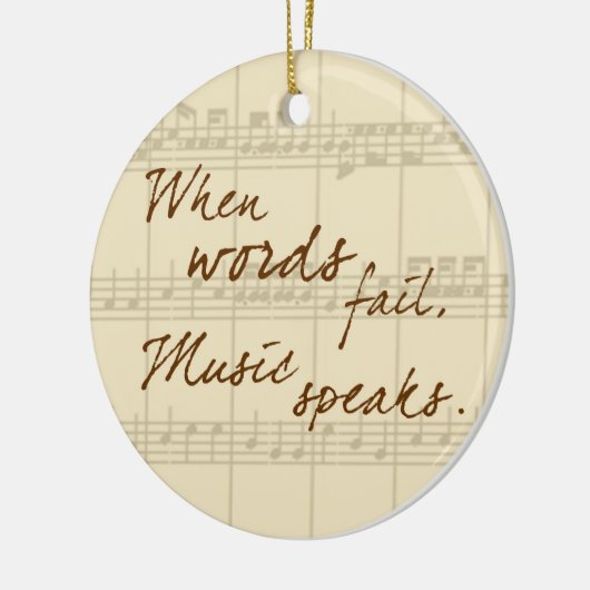 Musik Keramik Ornament (Links)