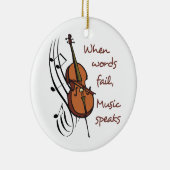 Musik Keramik Ornament (Rechts)