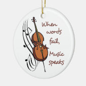 Musik Keramik Ornament (Links)