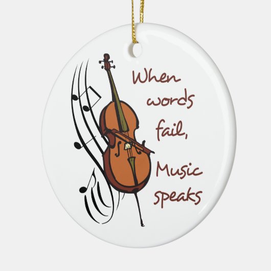 Musik Keramik Ornament (Links)