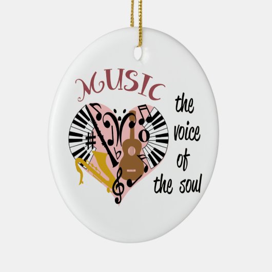 Musik Keramik Ornament (Rechts)