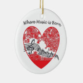 Musik Keramikornament (Rechts)