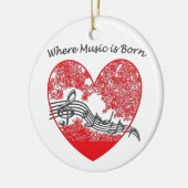 Musik Keramikornament (Links)