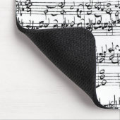 Musik-Kerbe von Johann Sebastian Bach Mousepad (Ecke)