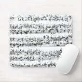 Musik-Kerbe von Johann Sebastian Bach Mousepad (Mit Mouse)