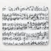 Musik-Kerbe von Johann Sebastian Bach Mousepad (Vorne)
