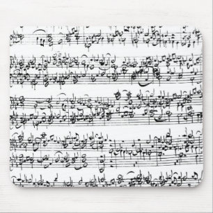 Musik-Kerbe von Johann Sebastian Bach Mousepad