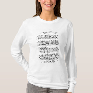 Musik-Kerbe von Johann Sebastian Bach T-Shirt