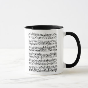 Musik-Kerbe von Johann Sebastian Bach Tasse