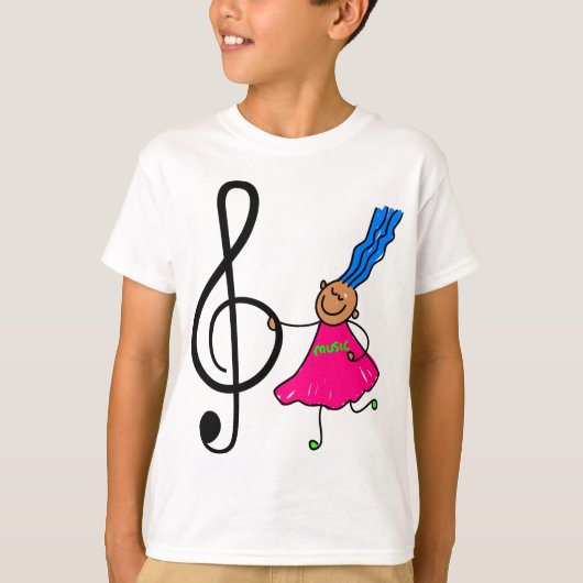Musik-Kind T-Shirt (Vorderseite)