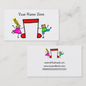 Musik-Kinder Visitenkarte (Vorne/Hinten)