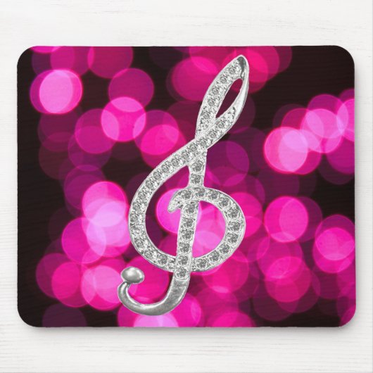 Musik-Klavier Gclef Mousepad (Vorne)