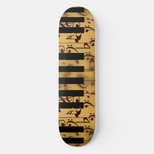 Musik Klavier Tasten Noten Lehrer Destiny Instrume Skateboard