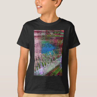 Musik, Klavierdekor (6) T-Shirt