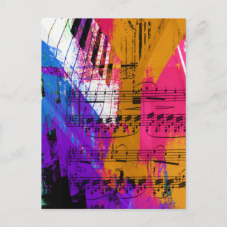 Musik, Klavierdekoration (12) Postkarte