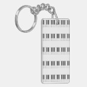 Musik: Klaviertastatur Schlüsselanhänger (Vorderseite links)
