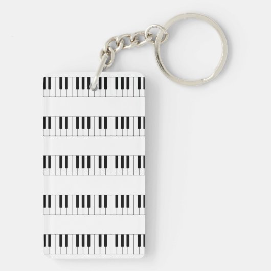 Musik: Klaviertastatur Schlüsselanhänger (Rückseite)