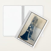 Musik-Komposition Klarinette zu Notizblock (Innen)