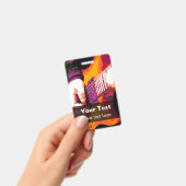 Musik-Konzert-Ereignis-Abzeichen-Vorlagen Ausweis (Handheld)