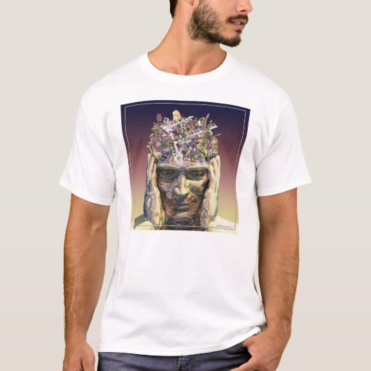 Musik-Kopf T-Shirt (Vorderseite)