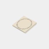 Musik-Kreis Post-it Klebezettel (angewinkelt)