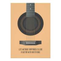Musik Kunst Eine Gitarre ohne Zeichen