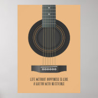 Musik Kunst Eine Gitarre ohne Zeichen