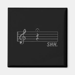 Musik Kunst für Männer Musikerin Musi Magnet