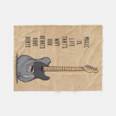 Musik Kunst Musik Das Leben Fleecedecke (Vorderseite (Horizontal))