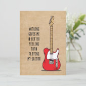 Musik Kunst Nichts gibt mir etwas Besseres Save The Date (Stehend Vorderseite)