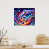 Musik Kunst Poster (Küche)