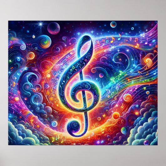 Musik Kunst Poster (Vorne)