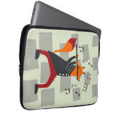 Musik Kunst und Flöte Laptopschutzhülle (Vorne Rechts)