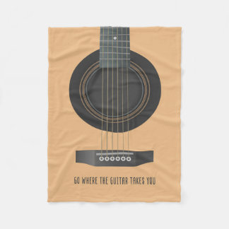 Musik Kunst, wohin die Gitarre führt Fleecedecke