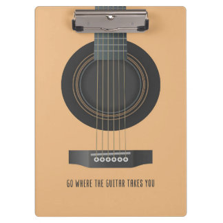 Musik Kunst, wohin die Gitarre führt Klemmbrett