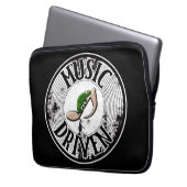 Musik Laptopschutzhülle (Vorderseite Links)