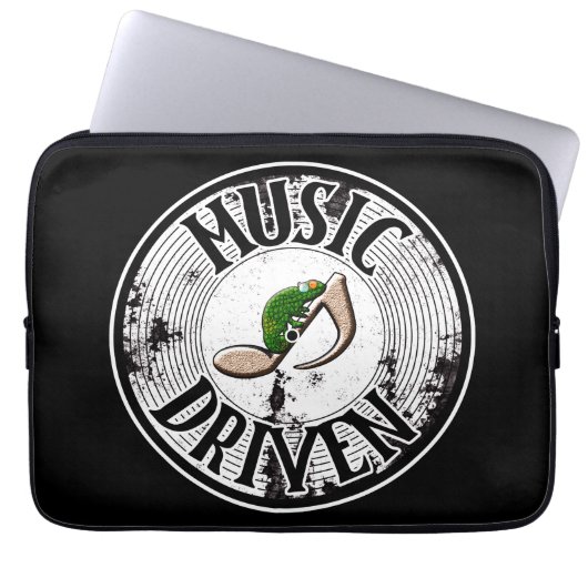 Musik Laptopschutzhülle (Vorderseite)