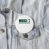 Musik lässt die Menschen zusammenkommen Button (Beispiel)
