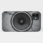 Musik-Lautsprecher an einer knackigen Wand Case-Mate iPhone Hülle (Rückseite (Horizontal))