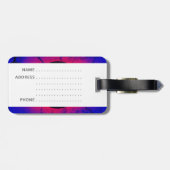 Musik-Lautsprecher an einer knackigen Wand Gepäckanhänger (Rückseite horizontal)